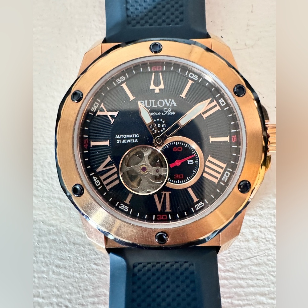 Bulova Marine star watch, unisex